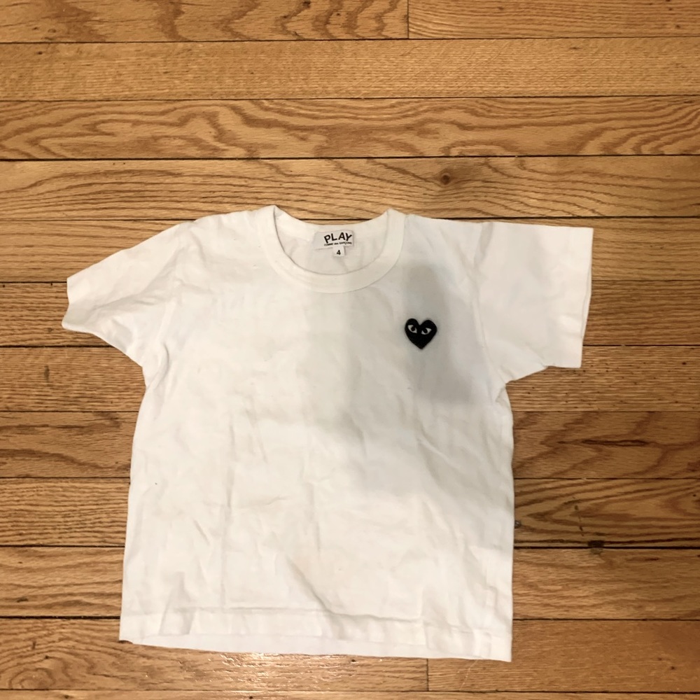 Comme Des Garçons PLAY kids t shirt